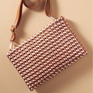 Anthropologie Kalani Woven Knot Clutch/Crossbody